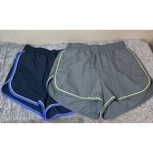 Lot Of 2 Athletic Works Lined Running Shorts Women's Size MEDIUM (8-10)